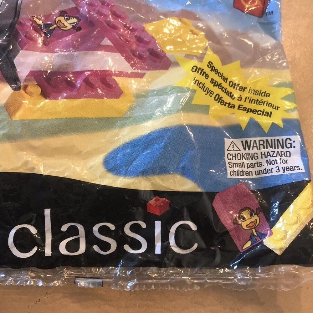 Vintage 1999 Mcdonalds Lego Classic Happy Meal Toy Birdie Eary Bird 14 Piece New